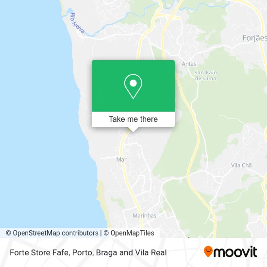 Forte Store Fafe map