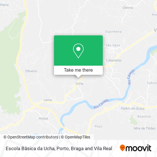 Escola Bâsica da Ucha map