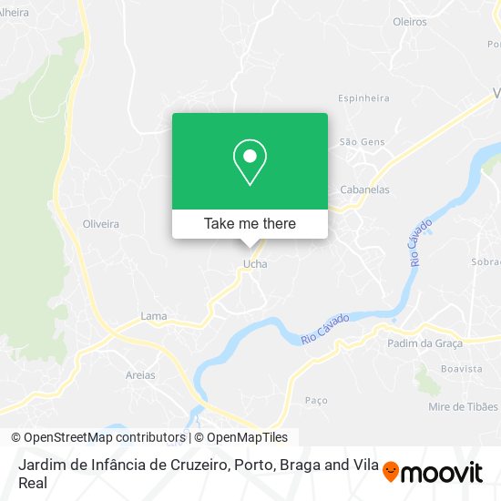 Jardim de Infância de Cruzeiro map