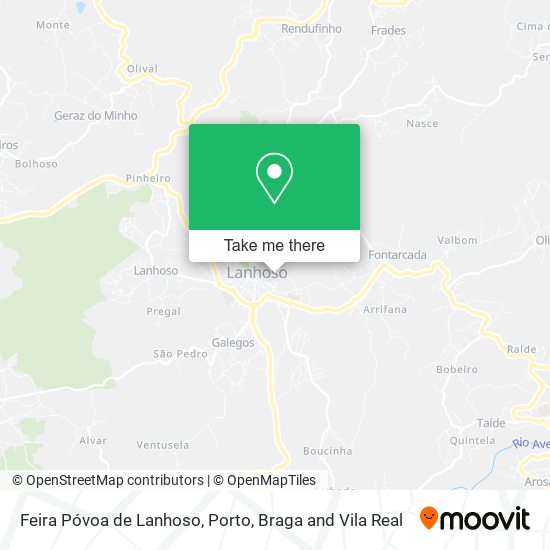 Feira Póvoa de Lanhoso map