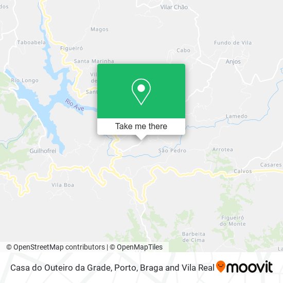 Casa do Outeiro da Grade map