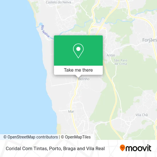 Coridal Com Tintas map