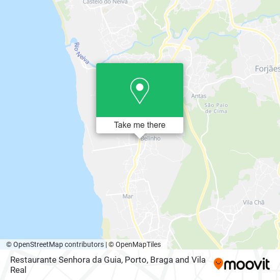 Restaurante Senhora da Guia mapa