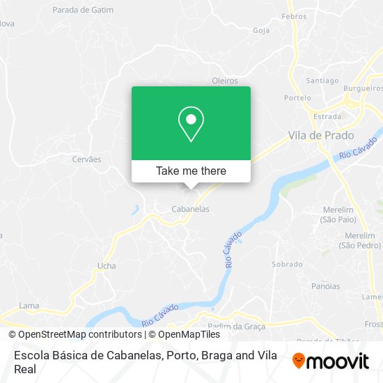 Escola Básica de Cabanelas map