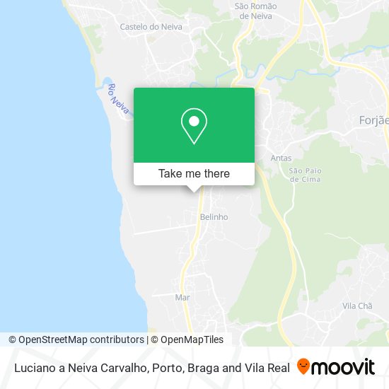 Luciano a Neiva Carvalho map