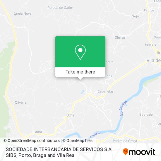SOCIEDADE INTERBANCARIA DE SERVICOS S A SIBS map