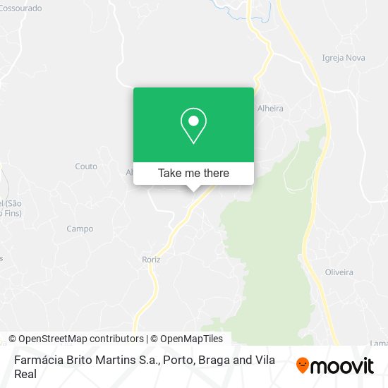 Farmácia Brito Martins S.a. map