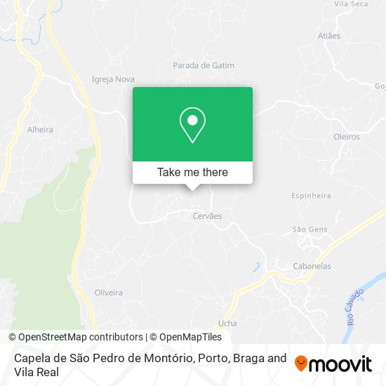 Capela de São Pedro de Montório map