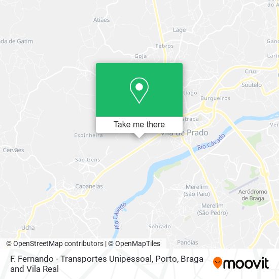 F. Fernando - Transportes Unipessoal mapa