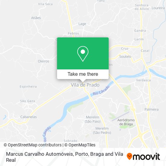 Marcus Carvalho Automóveis map
