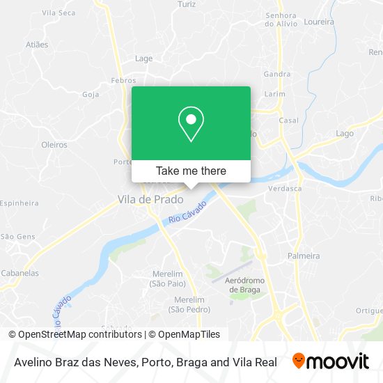 Avelino Braz das Neves map