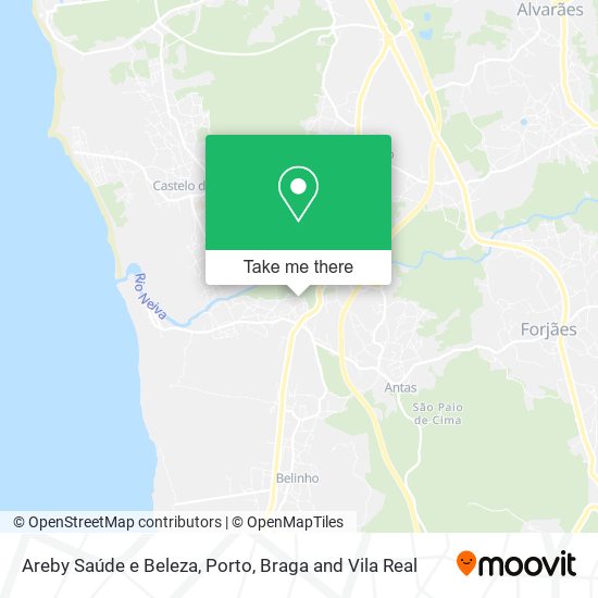 Areby Saúde e Beleza mapa