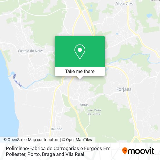 Poliminho-Fábrica de Carroçarias e Furgões Em Poliester map