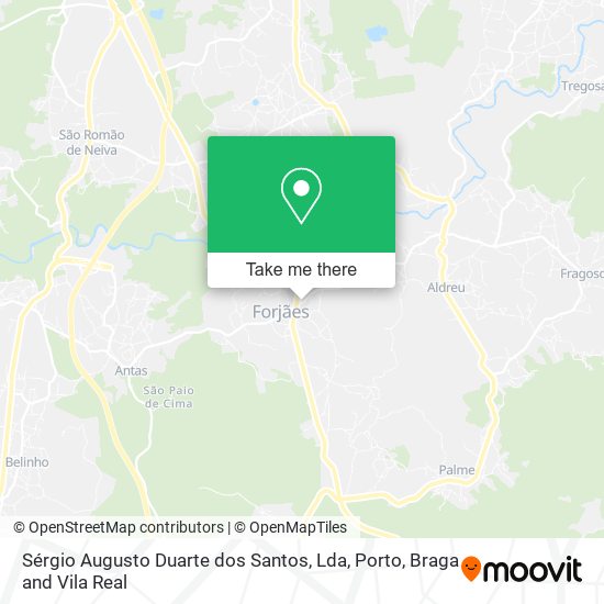 Sérgio Augusto Duarte dos Santos, Lda map