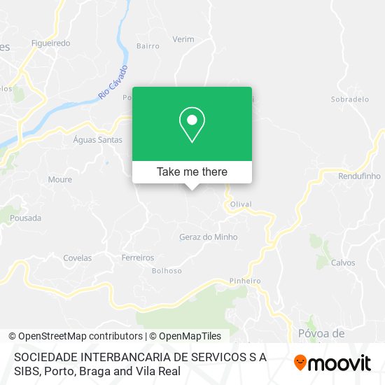 SOCIEDADE INTERBANCARIA DE SERVICOS S A SIBS mapa