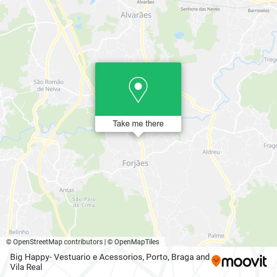 Big Happy- Vestuario e Acessorios mapa