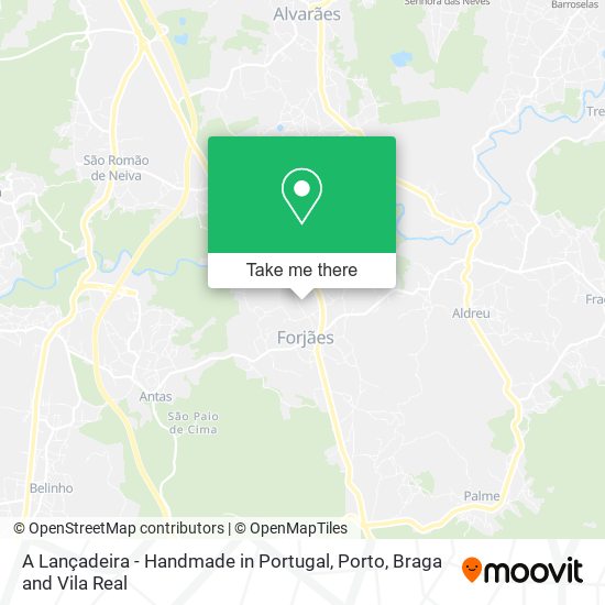 A Lançadeira - Handmade in Portugal map