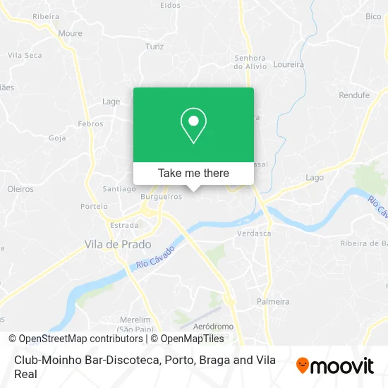 Club-Moinho Bar-Discoteca map