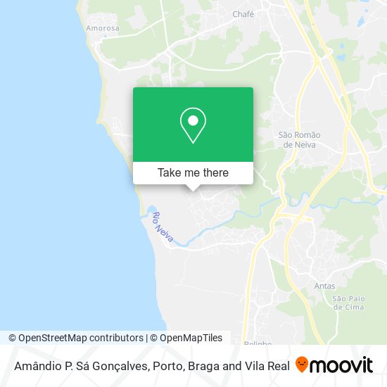 Amândio P. Sá Gonçalves map