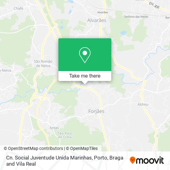 Cn. Social Juventude Unida Marinhas map