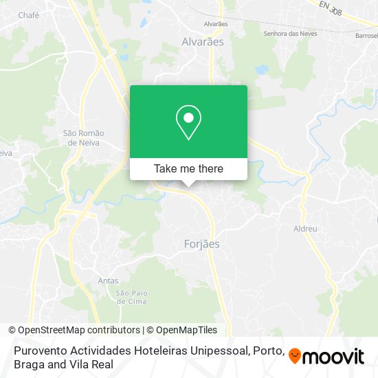 Purovento Actividades Hoteleiras Unipessoal map