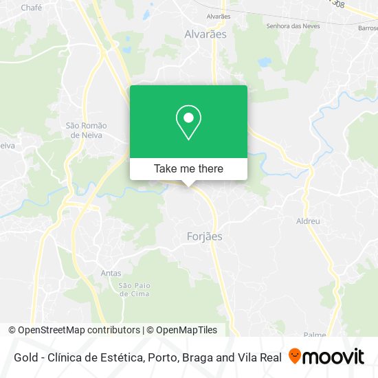 Gold - Clínica de Estética mapa
