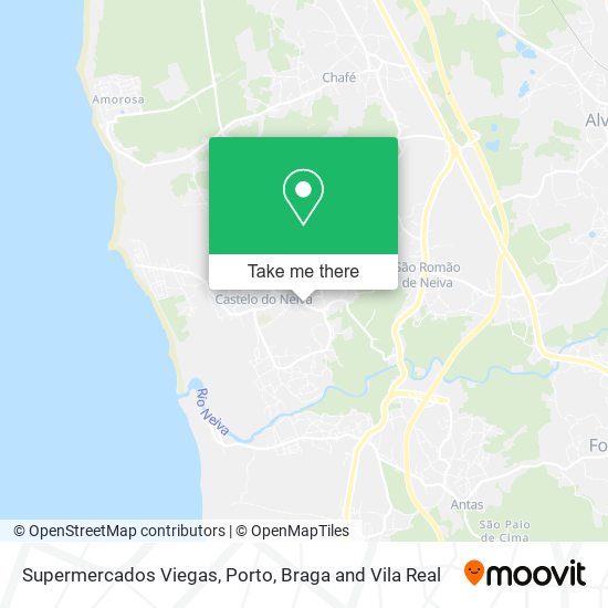 Supermercados Viegas map