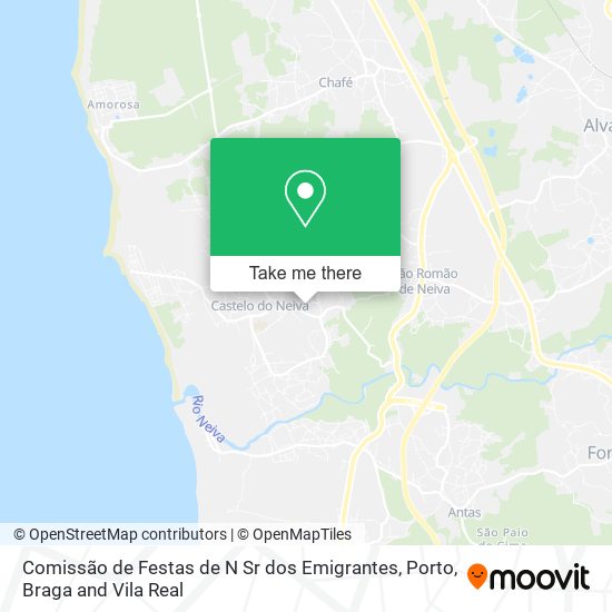 Comissão de Festas de N Sr dos Emigrantes map