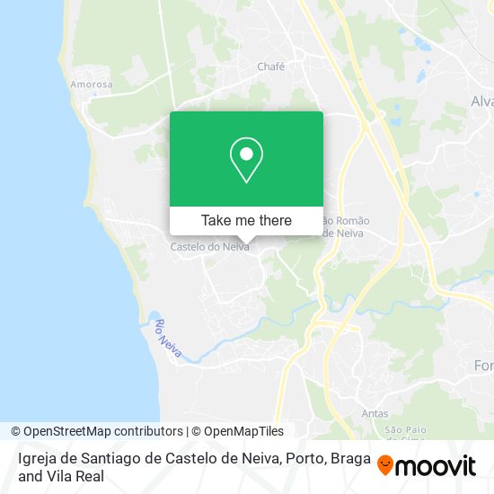 Igreja de Santiago de Castelo de Neiva map