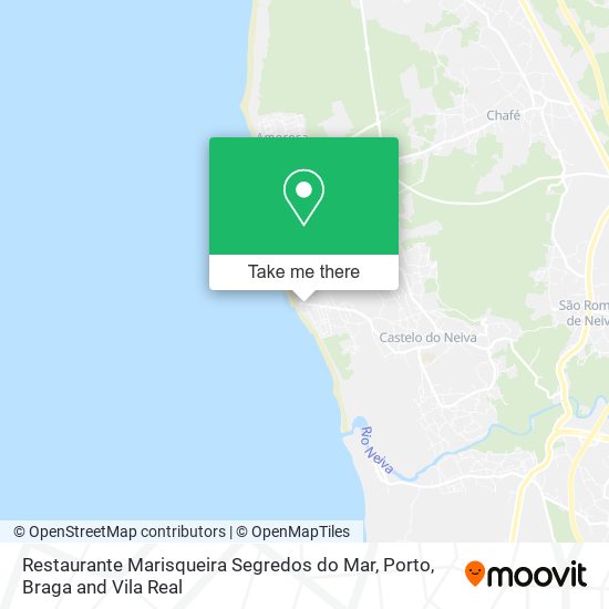 Restaurante Marisqueira Segredos do Mar map
