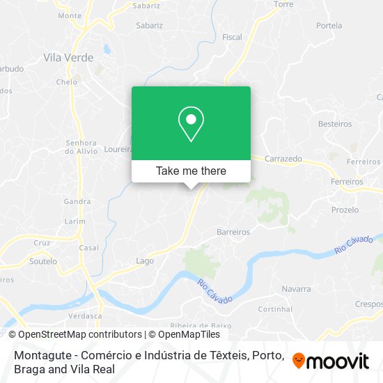 Montagute - Comércio e Indústria de Têxteis map