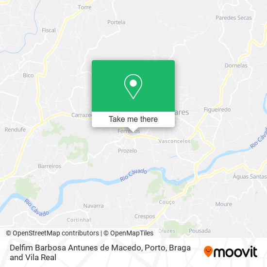 Delfim Barbosa Antunes de Macedo map