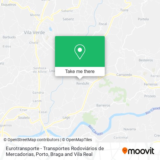 Eurotransporte - Transportes Rodoviários de Mercadorias map