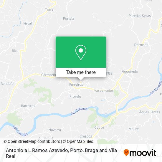 Antonio a L Ramos Azevedo map