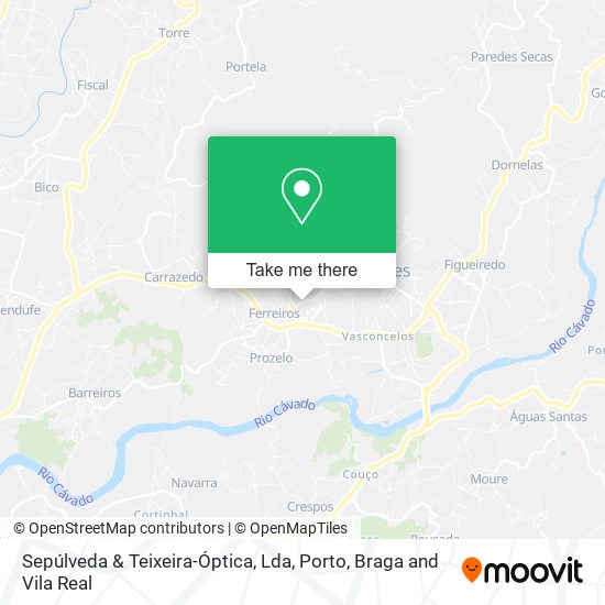 Sepúlveda & Teixeira-Óptica, Lda mapa