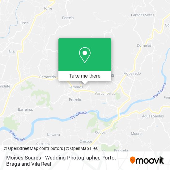 Moisés Soares - Wedding Photographer map