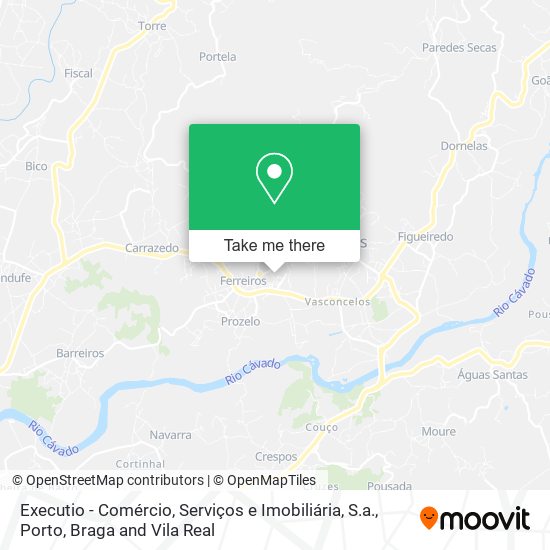 Executio - Comércio, Serviços e Imobiliária, S.a. map