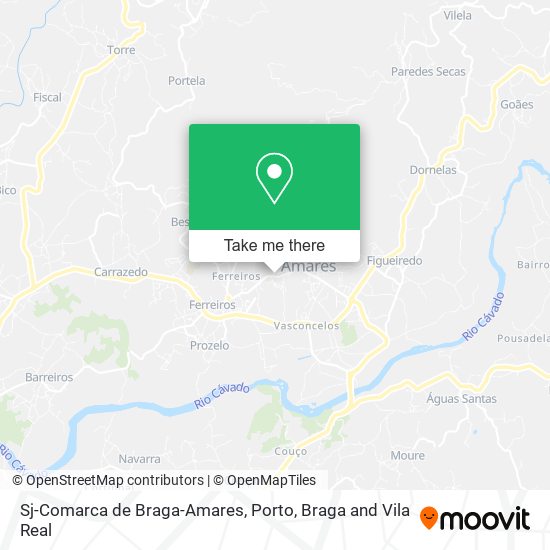 Sj-Comarca de Braga-Amares map