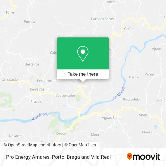 Pro Energy Amares map