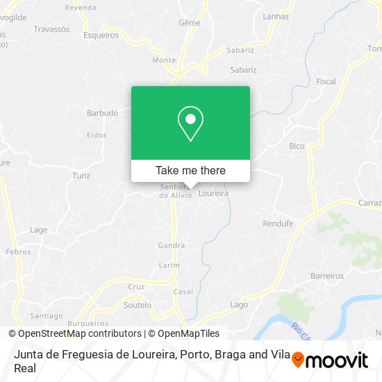 Junta de Freguesia de Loureira map