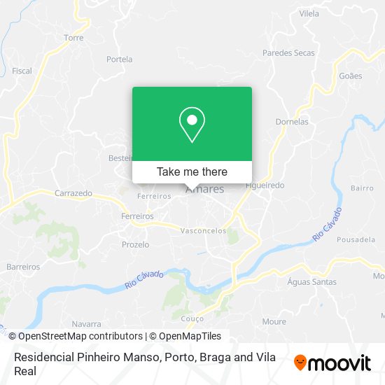 Residencial Pinheiro Manso mapa
