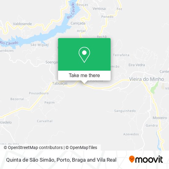 Quinta de São Simão map