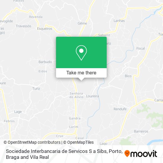 Sociedade Interbancaria de Servicos S a Sibs map