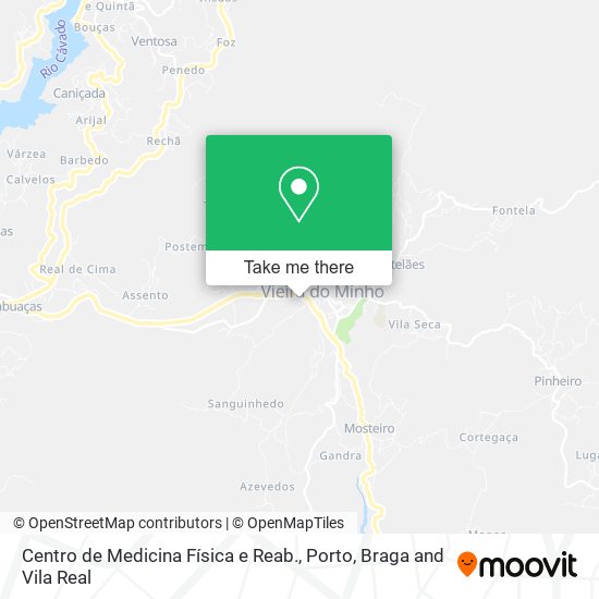 Centro de Medicina Física e Reab. mapa