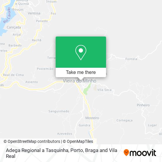 Adega Regional a Tasquinha map