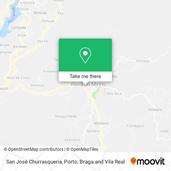 San José Churrasqueria mapa