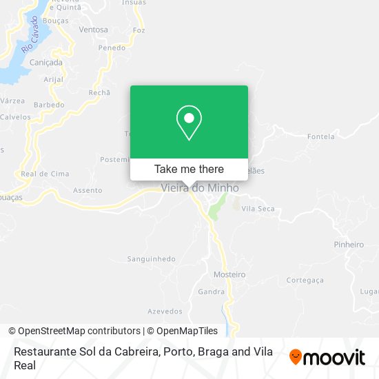 Restaurante Sol da Cabreira map