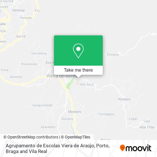 Agrupamento de Escolas Viera de Araújo map
