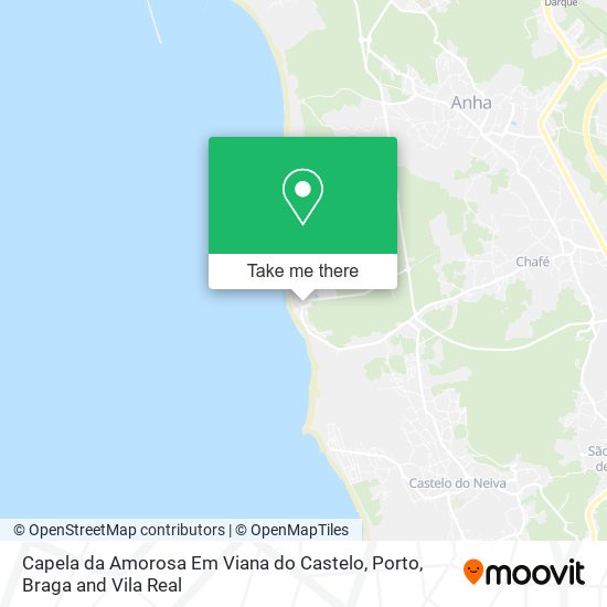 Capela da Amorosa Em Viana do Castelo map