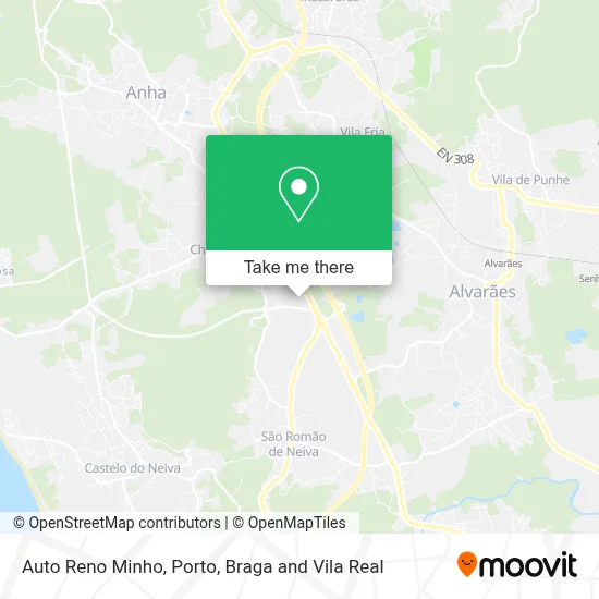 Auto Reno Minho map